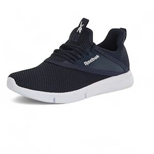 Reebok‎ Men's Navy and White Athletic Shoes Ortholite Sneakers Size 12